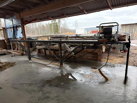 Sågverk Logosol M7  – komplett anläggning