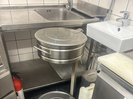 Sophållare rostfritt.