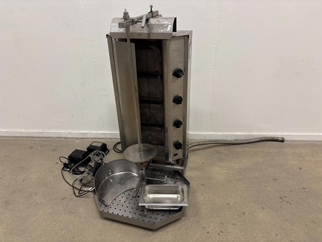 Kebabgrill Potis RS-GD4-S inkl. kebab kniv, gas och elektrisk