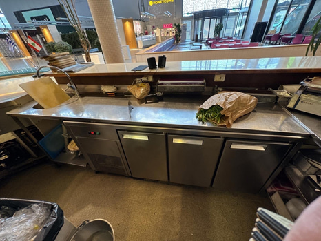 Kylbänk inkl. diskbänk