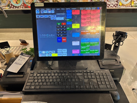Kassasystem inkl. kvittoskrivare och kortterminal