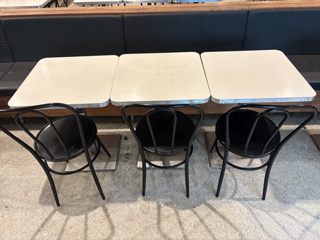 3 st. Bord inkl. 3 st. stolar