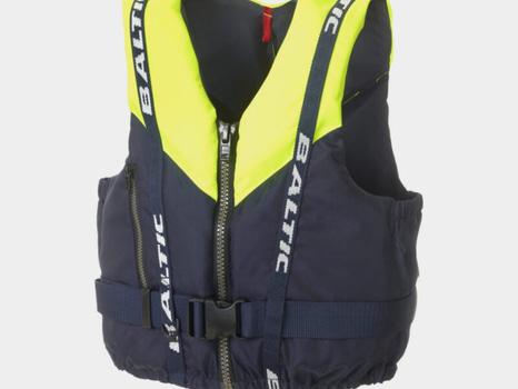 2 st. Flytvästar Baltic, Genua UV-yell./Navy, 50-70 kg.