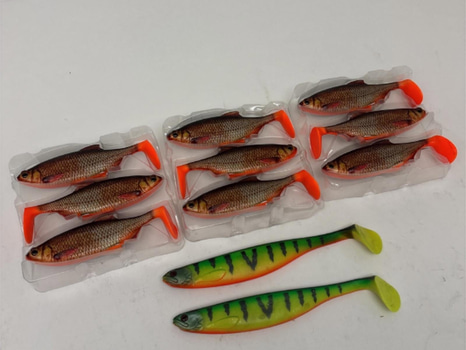 Parti med fiskedrag Westin, Ricky the roach och Shadteez slim v2.