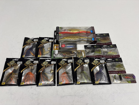 Parti med fiskeutrustning