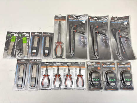 Parti med fiskeredskap