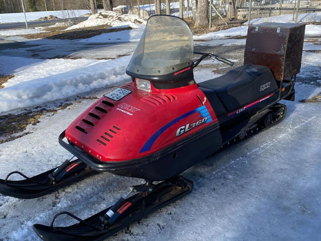 Snöskoter LYNX GL 360 S -1993 med kälke