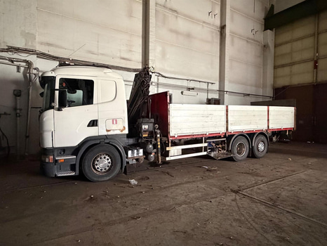 Kranbil Scania R420 LB 6x2-4 HNB -2006 | Lämflak