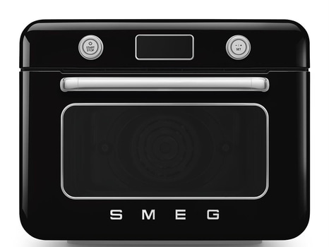 Fristående kombinationsångugn COF01BLEU Svart Högblank 50's Style