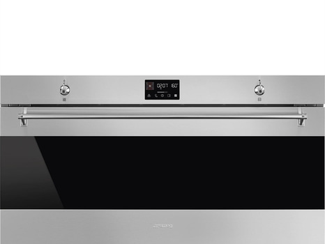 Termoventilerad ugn Smeg Kompaktugn 90 cm Rostfritt stål Classic SFR9302TX