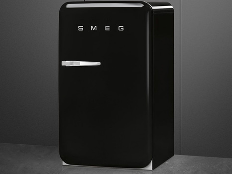 Kylskåp Smeg Svart, 50's Style retro FAB10RBL6