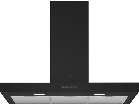 Köksfläkt Smeg Väggmonterad  90 cm, Mattsvart, Universal KBT900NE
