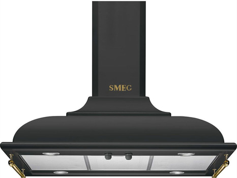 Köksfläkt Smeg Frihängande 90 cm, Antracit, Cortina KCI19AOE