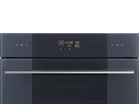 Kombinationsmikrovågsugn Smeg Kompaktugn 45 cm, Neptune Grey, Linea SO4102M1G