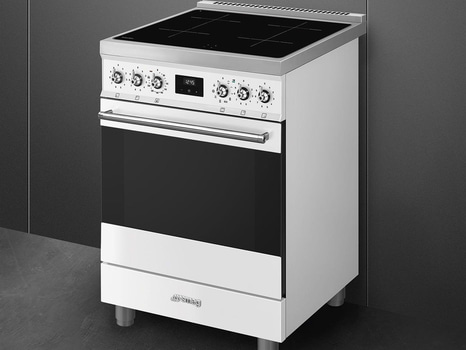 Induktionsspis Smeg 60x60 cm, Vit, Classic C6IPWHM2