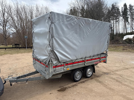 Obromsad boggivagn Temared | 750 kg | Ej registreringsbesiktigad