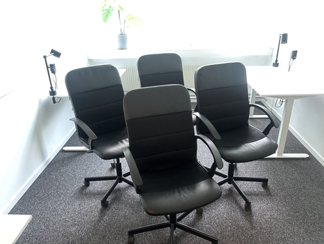 4 st. Kontorsstolar Ikea Renberget