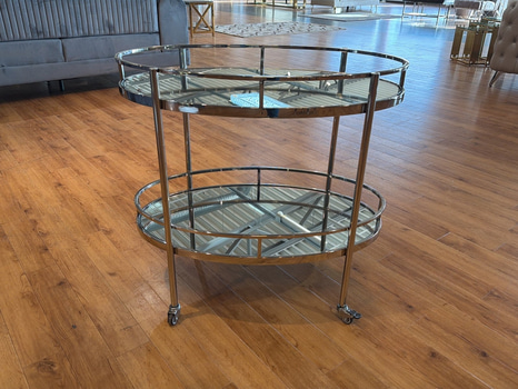 Drinkvagn med spegelglas