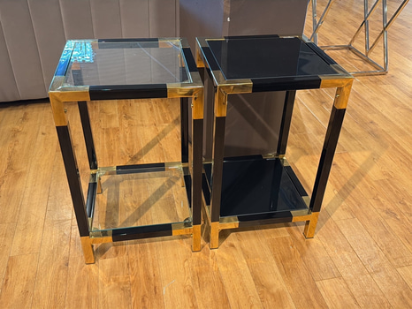 2 st sidobord, 40x40x65 cm