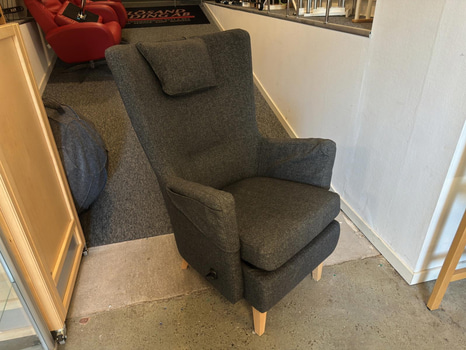 Fåtölj IKEA UPPBUREN, mörkgrå