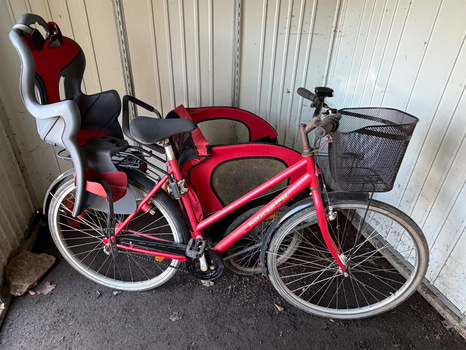 Damcykel Monark med cykelvagn