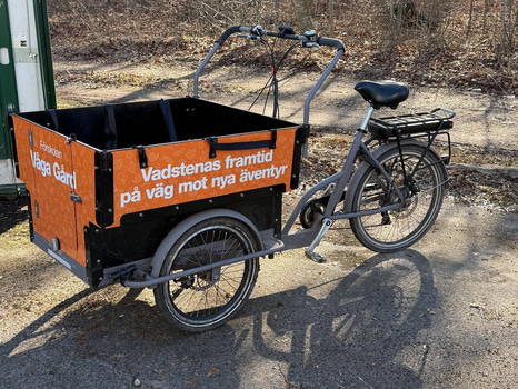Lådcykel, Cargobike, med batteri