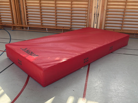Gymnastikmatta "tjockmatta" KGM AB, röd, 370x190x40 cm