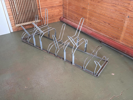 2 st cykelställ, metall, 90-180 cm