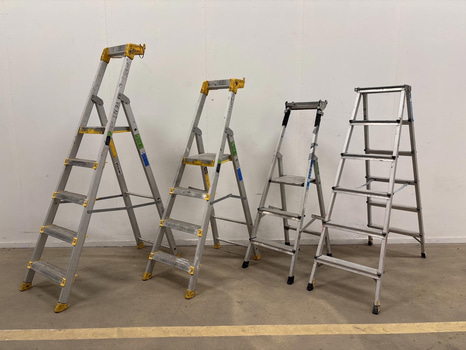 4 st. Stegar, olika sotorlekar och märken