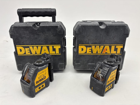 2 st. Krysslinjelaser Dewalt DW088CG