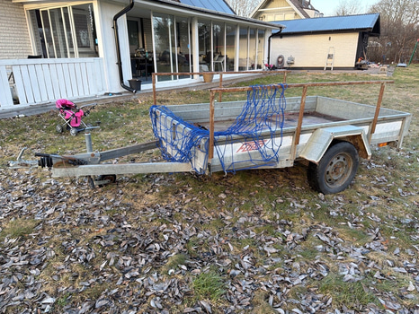 Släpvagn Fobo 750 Standrad -1988 | Reparationsobjekt