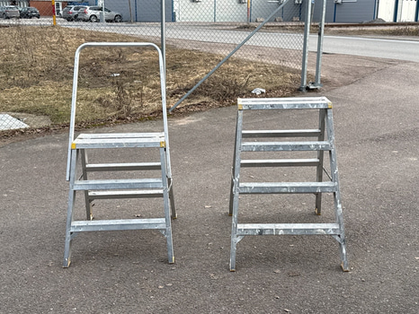 2 st arbetsbockar Wibe