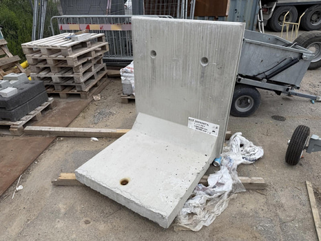 L-shaped support 1200 x 1000 mm
