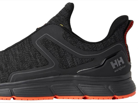SKYDDSSKO HELLY HANSEN, 78352 KENSINGTON, S3 SVART/ORANGE, STL. 38