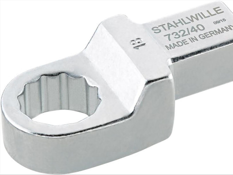 2 ST. INSTICKSVERKTYG RINGNYCKEL STAHLWILLE, 27MM 14X18MM