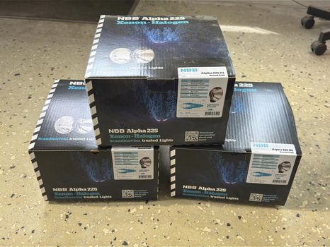 Extraljus NBB Alpha 225 H1 Broad E40, 3 st