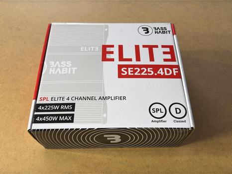Bilförstärkare, Bass Habit ELITE SE225.4DF, 4-kanals