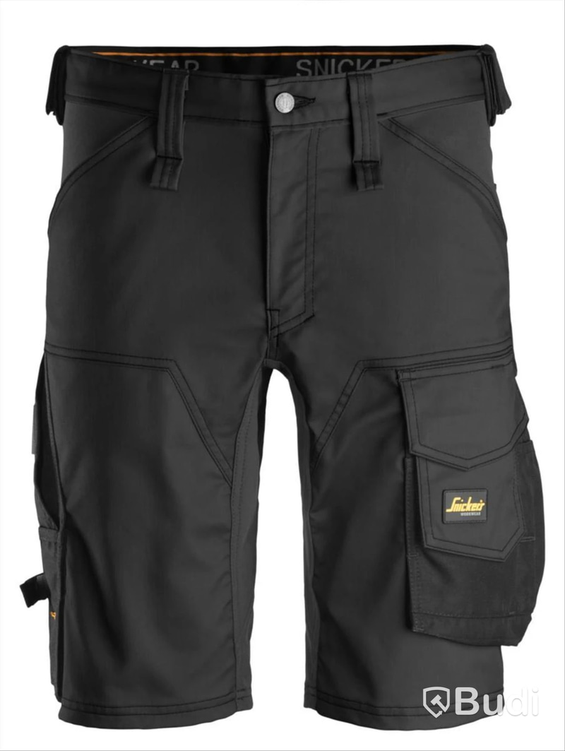 SHORTS SNICKERS, SVART, STRETCH AW STL. 52