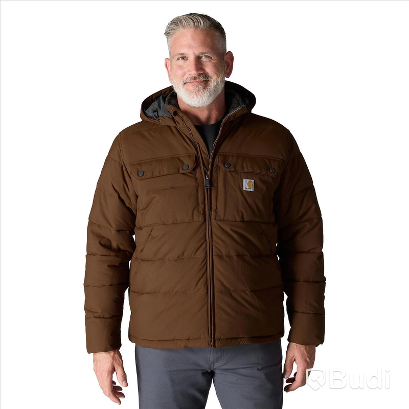 VINTERJACKA CARHARTT, MONTANA LOOSE FIT, INSULATED JACKET, RED DUCK, STL. L