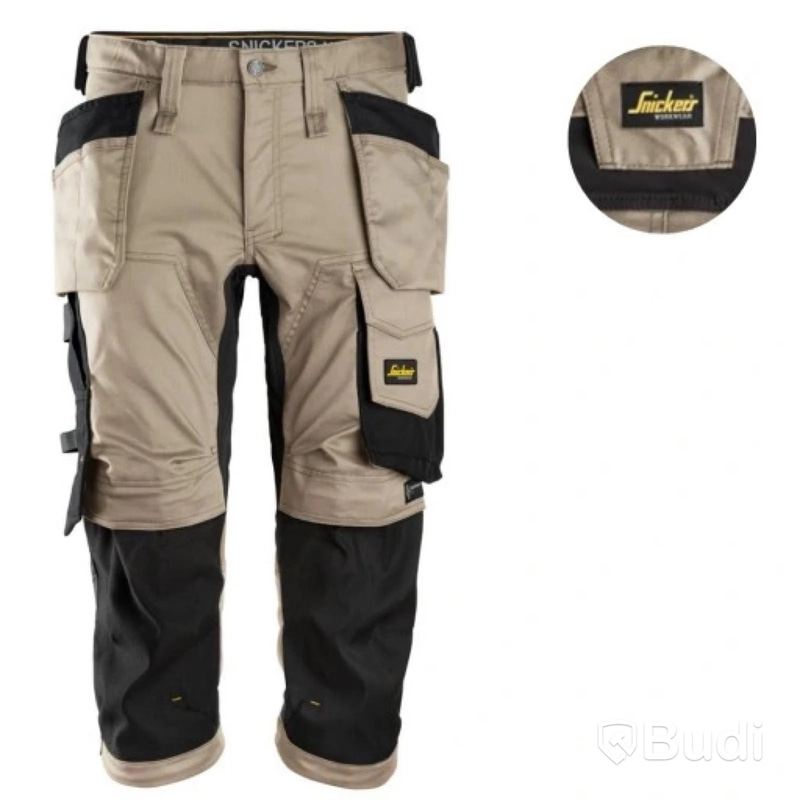 PIRATBYXA SNICKERS, 6142 KHAKI/SVART, STRETCH AW HF, STL. 56