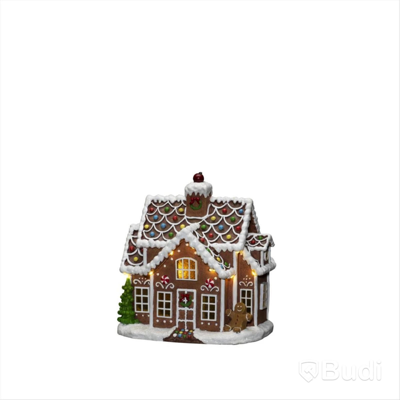 PEPPARKAKSHUS KONSTSMIDE B\/O 3XAA&USB