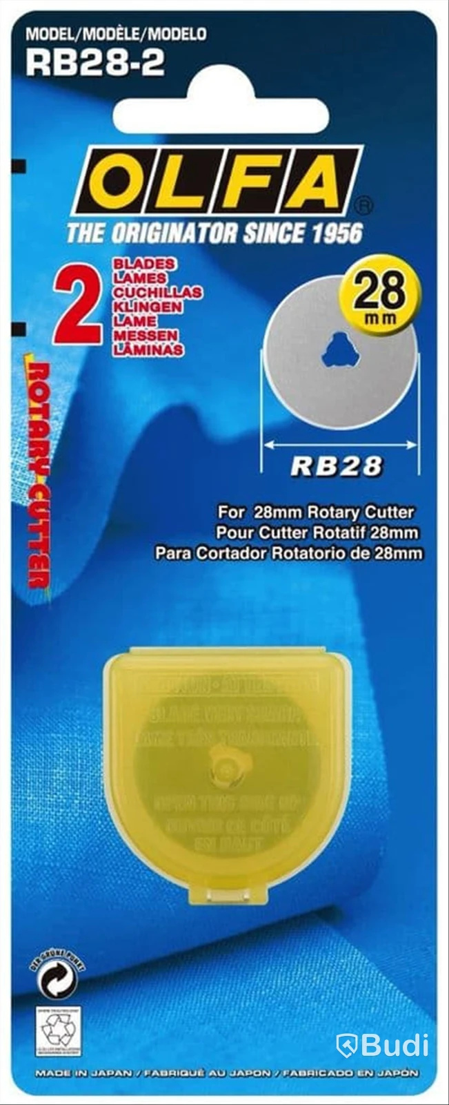12 ST. ROTARY BLADE, RB28-2, 28 MM