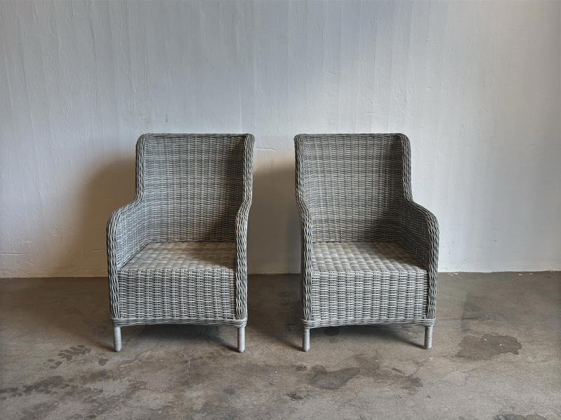 FÅTÖLJ SUNFUN VÄRMDÖ GRÅ 2-PACK