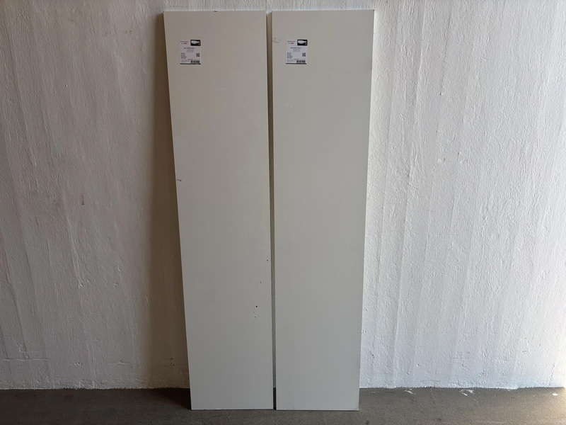 2 st. HYLLPLAN ELFA MELAMIN 1800X400X19MM