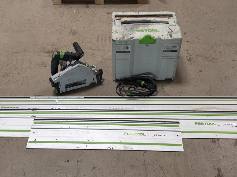 Sänksåg Festool TS 55 REBQ, med styrskenor och systainer
