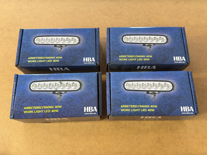 Arbetsbelysning HBA, 40 W, 4 st