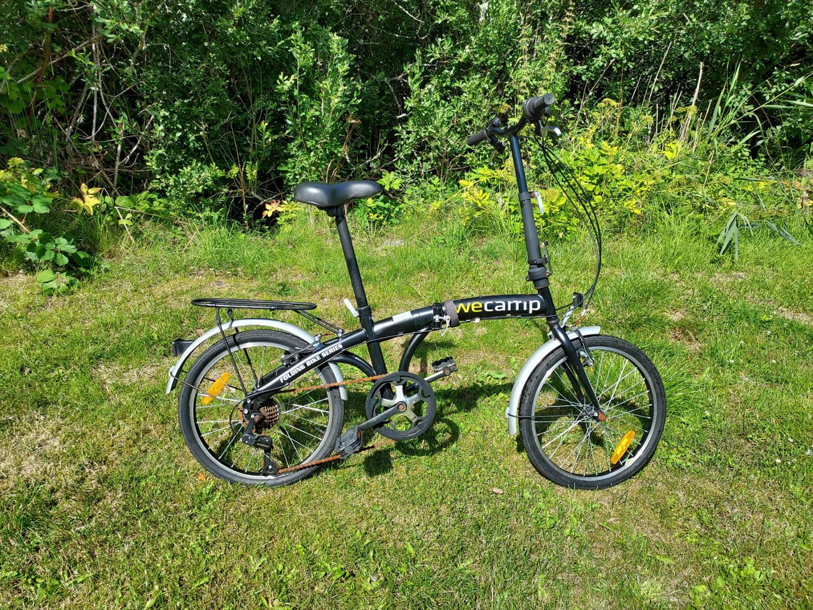 WeCamp ihopfällbar cykel 6-växlad för camping, båt etc