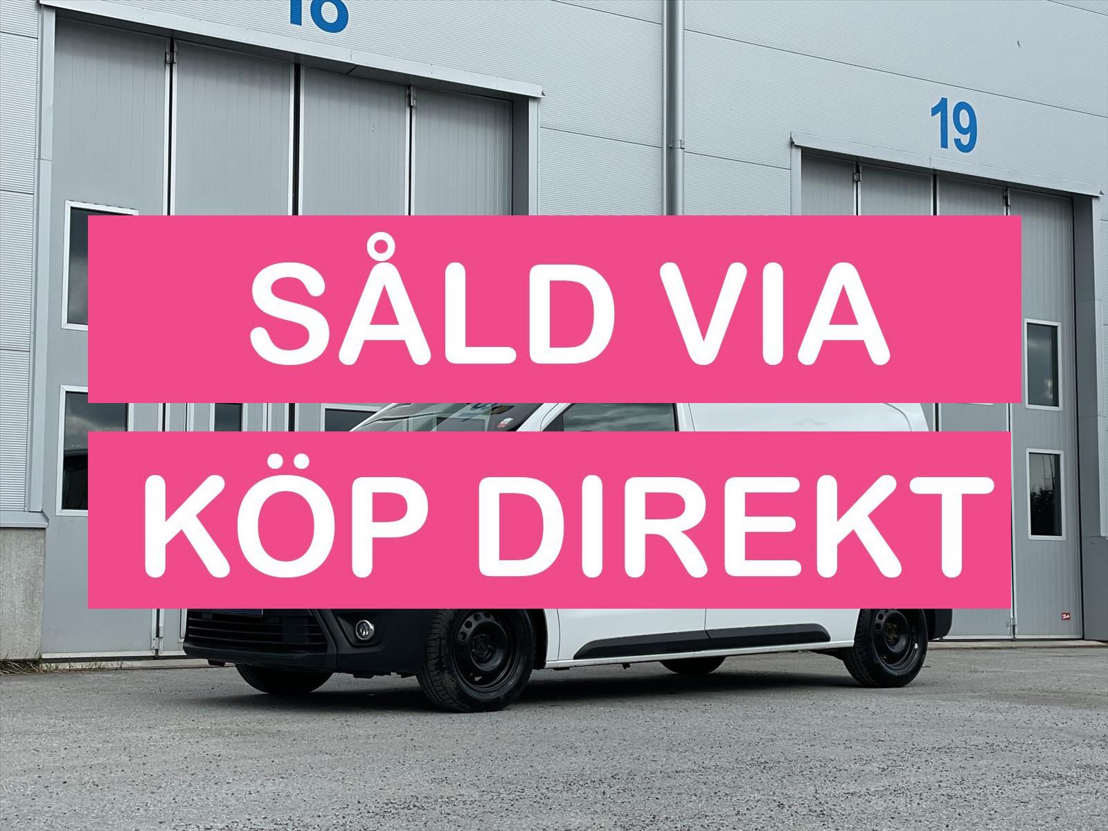 Lätt lastbil Toyota ProAce Skåpbil 1.6 D-4D Euro 6 116hk