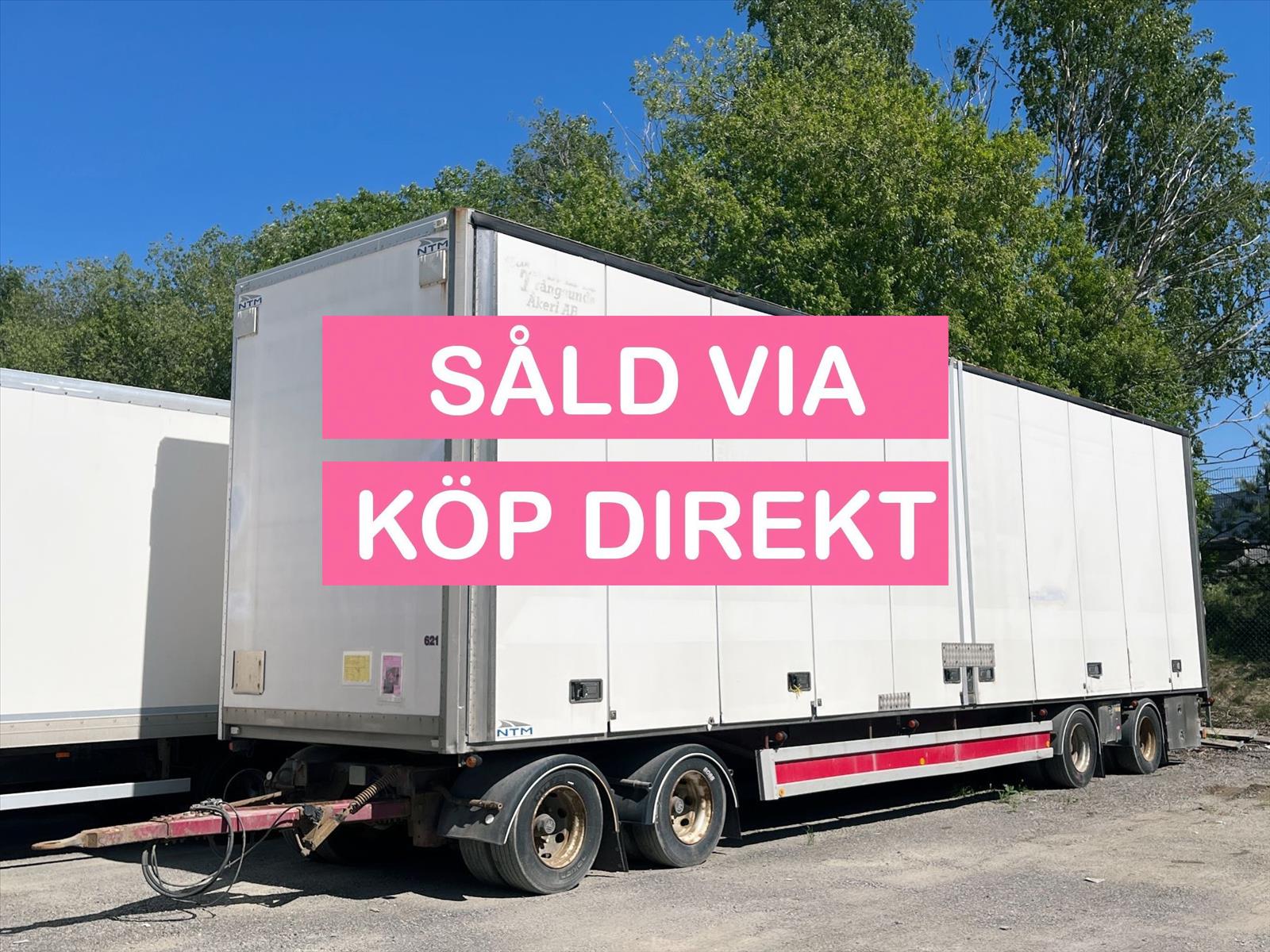 Släp NTM UTP-39L4 - 2005 Skåpsläp med öppningsbar sida- SÅLD