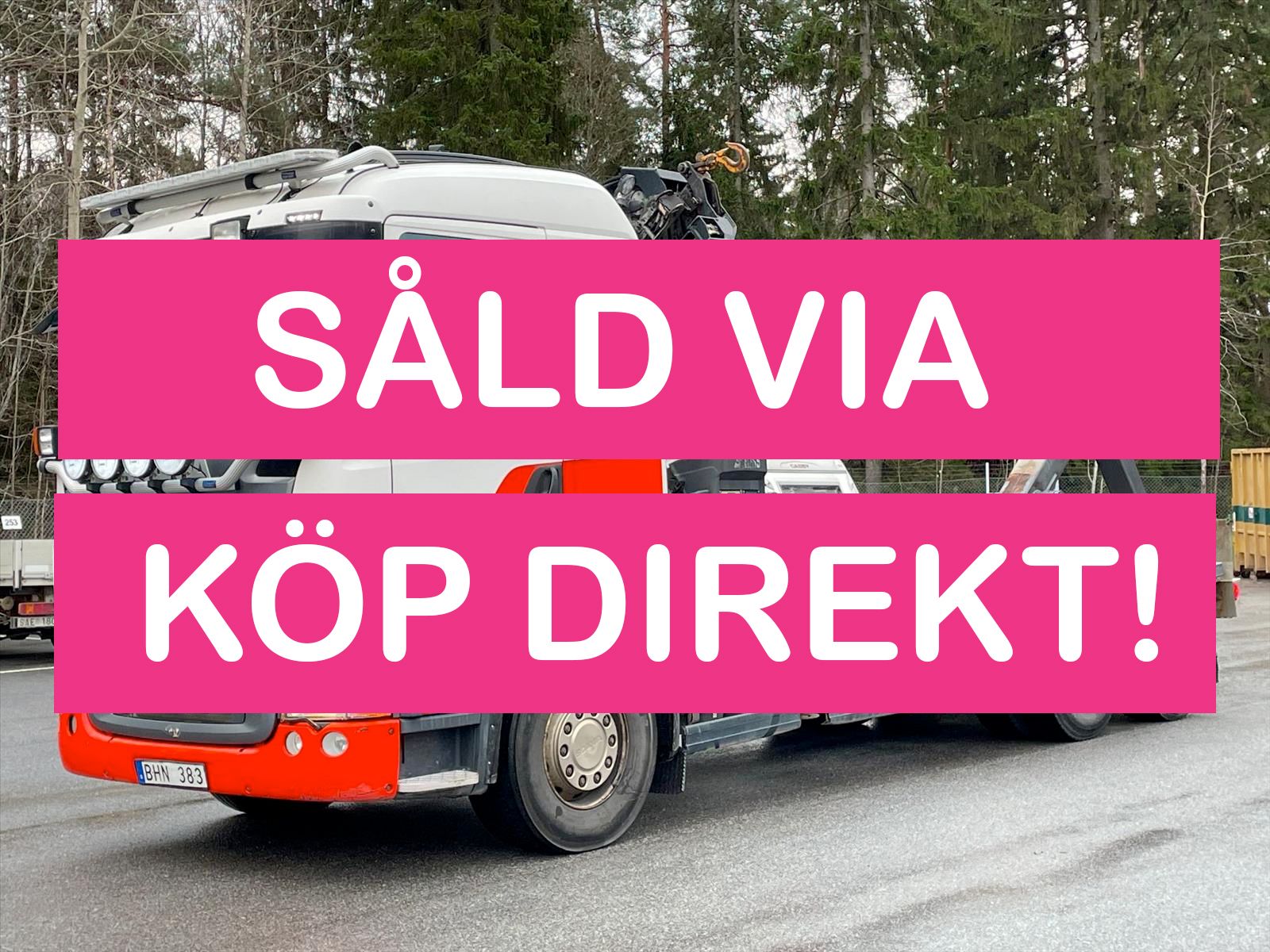 Lastbil Scania R440LB6X2 Kran växlare Hiab